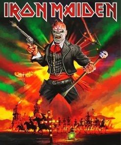 Iron Maiden Video Game paint by number