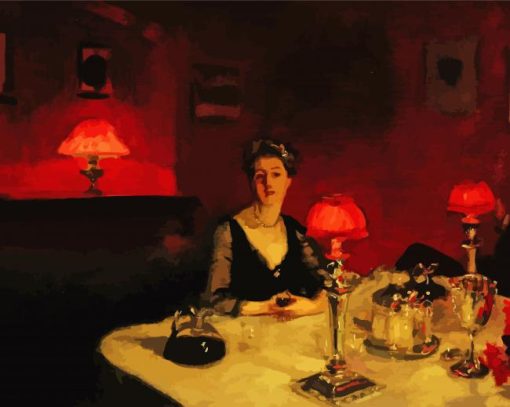 Le Verre De Porto John Sargent paint by number