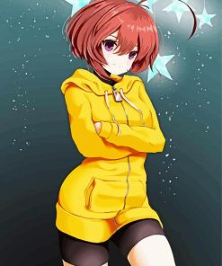 Linne Anime Girl paint by number