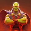 Martian Manhunter Superhero paint by number