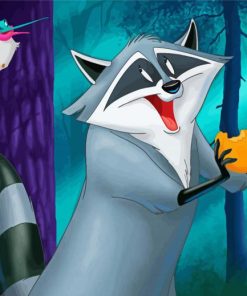 Meeko And Flit Disney Characters paint by number