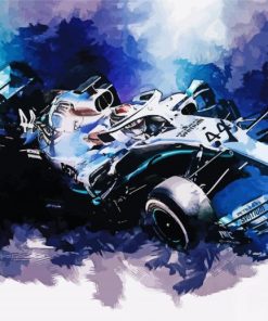 Mercedes F1 Art paint by number