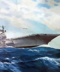 Military Ships Uss Enterprise Art paint by number