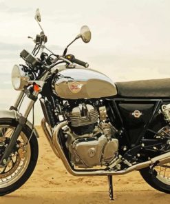 Motorcycle Royal Enfield Interceptor paint by number