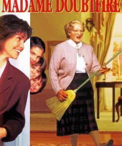 Mrs Doubtfire Poster paint by number