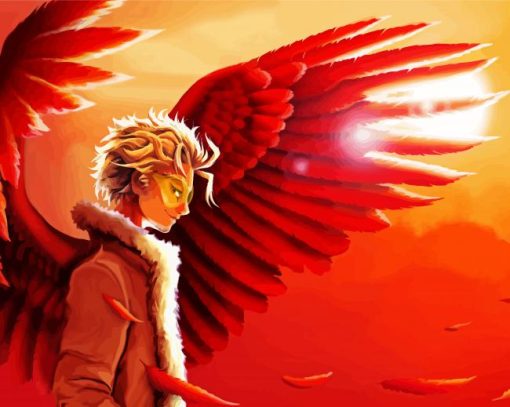 My Hero Academia Hawks Keigo Takami paint by number