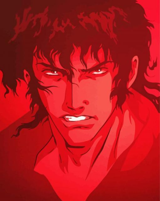 Ninja Scroll Character Art paint by number