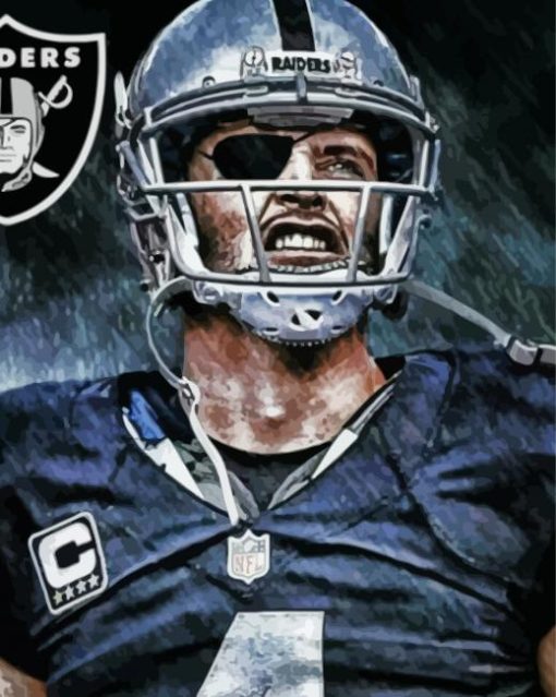 Oakland Raiders Art paint by number