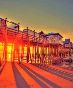 Old Orchard Pier paint by number