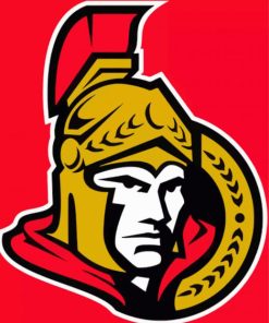 Ottawa Senators Logo paint by number