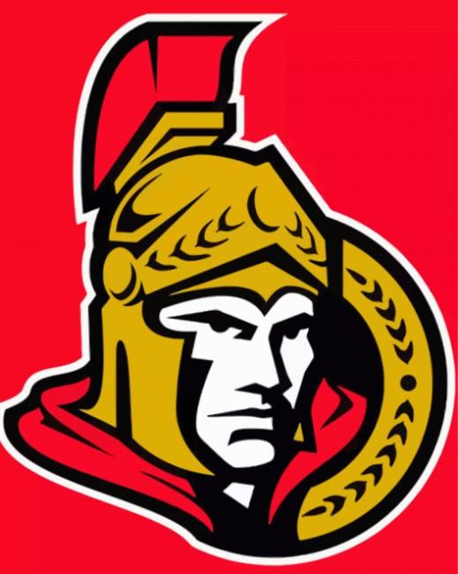 Ottawa Senators Logo paint by number