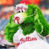 Phillie Phanatic Mascot paint by number