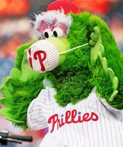 Phillie Phanatic Mascot paint by number