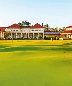 Pinehurst North Carolina paint by number