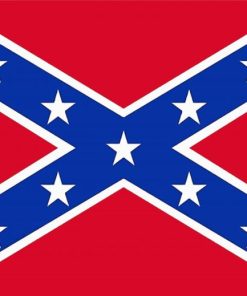 Rebel Flag paint by number