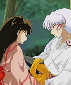 Rin And Sesshomaru Anime paint by number