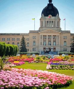 Saskatchewan Building paint by number