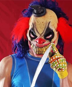 Scary Clowns paint by number