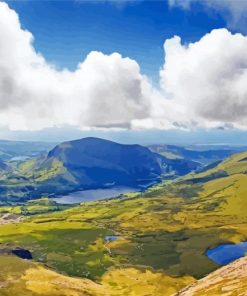 Snowdonia National Park paint by n