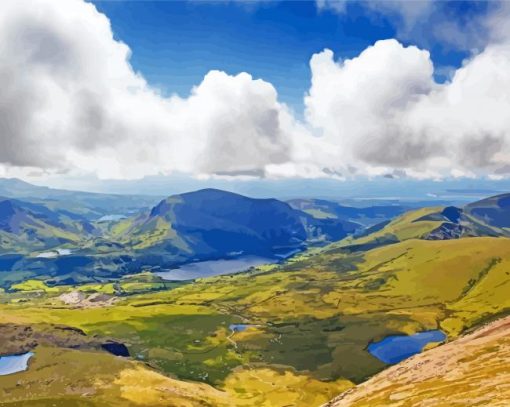 Snowdonia National Park paint by n