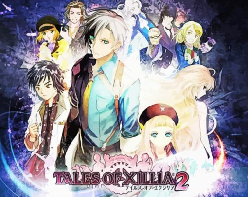 Tales of Xillia Game Poster paint by number