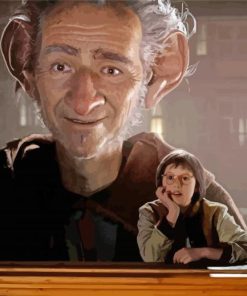 The BFG Movie Characters paint by number