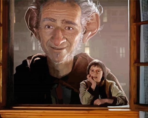 The BFG Movie Characters paint by number