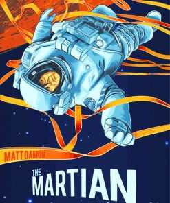 The Martian Film Art paint by number