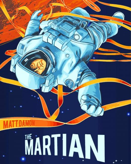 The Martian Film Art paint by number