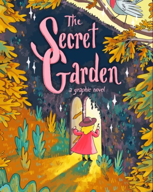 The Secret Garden Poster paint by number