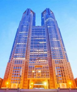 Tokyo Metropolitan Government Building paint by number