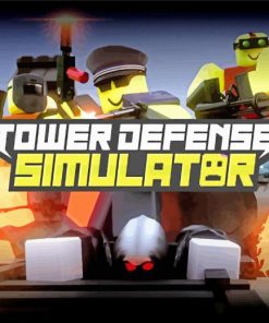 Tower Defense Simulator Poster paint by number