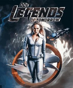 White Canary Legends Of Tomorrow Poster paint by number