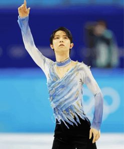 Yuzuru Hanyu Figure Skater paint by number