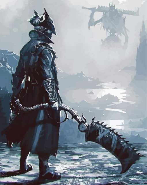 Bloodborne Game Art paint by number