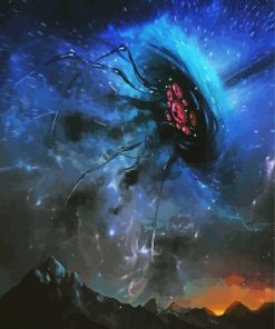 Cosmic Horror Sky paint by number