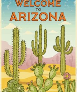 Cute Arizona Poster paint by number