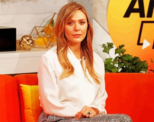 Elizabeth Olsen paint by number