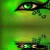 Green Lady Eye paint by number