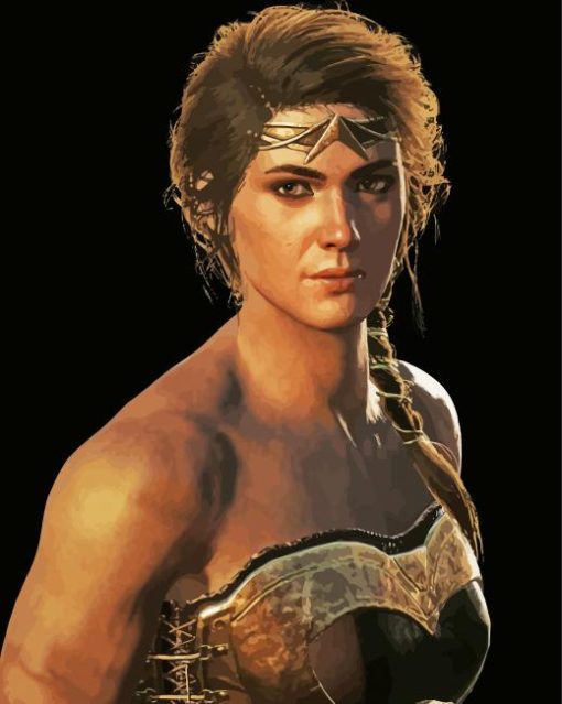 kassandra Video Game Character paint by number