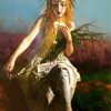 Little Girl Arthur Hughes paint by number