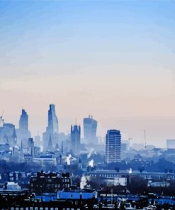 London Skyline paint by number