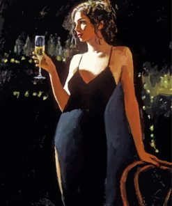 Lonely Lady Fabian Perez Paint by number