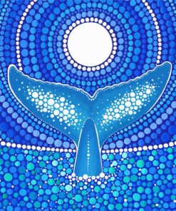 Mandala Whale Art paint by number