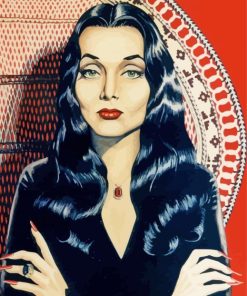 Morticia Art paint by number