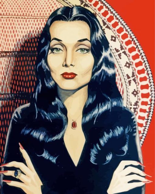 Morticia Art paint by number