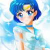 Sailor Mercury paint by number