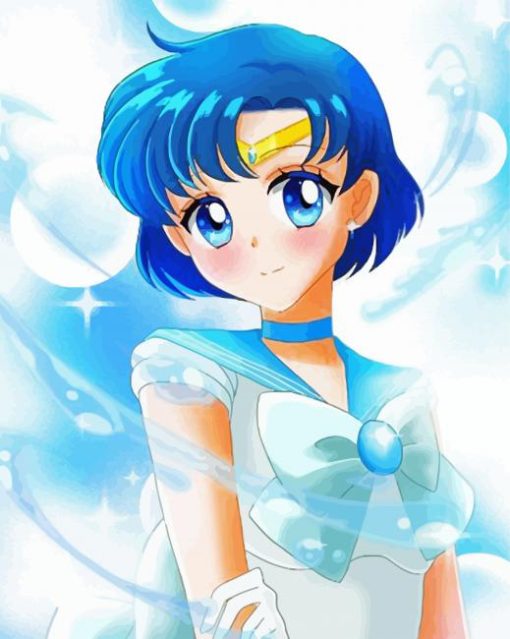 Sailor Mercury paint by number