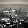 Snowy Buildings Regensberg paint by number