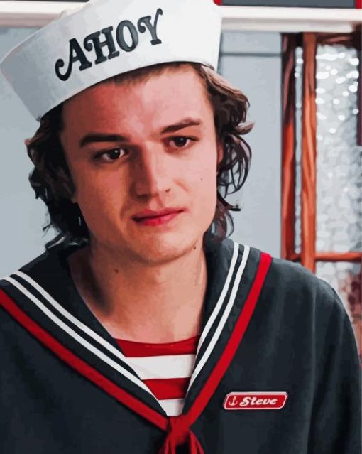 Steve Harrington Stranger Things Movie Character paint by number